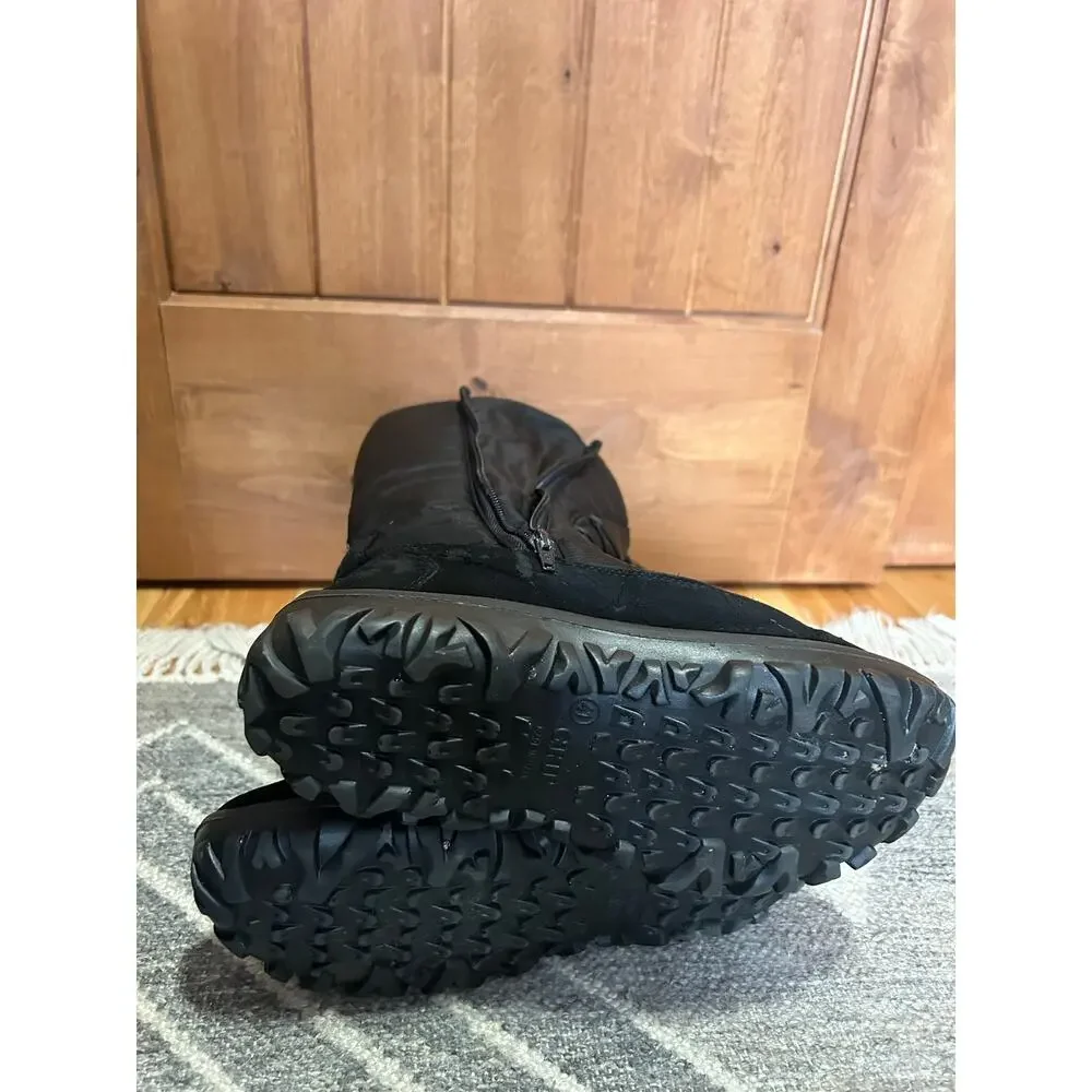Pajar Canada Fusion Quilted Zipper Winter Snow Boots Great Grip Size 42/9  8.5